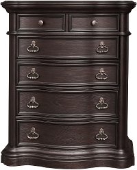 Traditional Dark Oak Chest of Drawers - Ravena