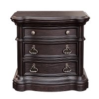 Dark Oak Traditional Nightstand - Ravena