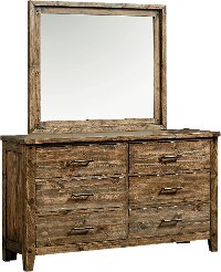 Rustic Casual Pine Dresser - Nelson