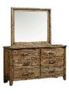 Rustic Casual Pine Mirror - Nelson-2