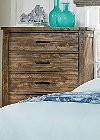 Rustic Casual Pine Chest of Drawers - Nelson-2