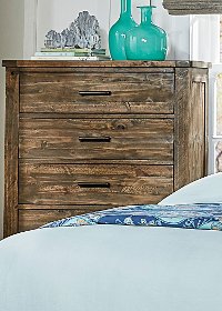 Rustic Casual Pine Chest of Drawers - Nelson-2
