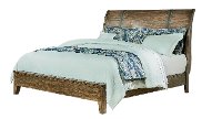 Rustic Casual Pine Queen Sleigh Bed - Nelson-2