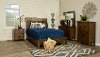 Rustic Casual Pine Queen Sleigh Bed - Nelson-3