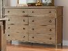 Rustic Casual Toffee Brown Dresser - Savannah -1