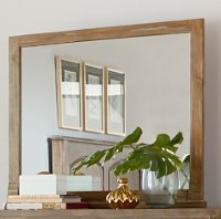 Rustic Casual Toffee Brown Mirror - Savannah