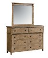 Rustic Casual Toffee Brown Mirror - Savannah -2