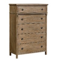 Rustic Casual Toffee Brown Chest of Drawers - Savannah