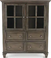 Hartford Gray Display Cabinet