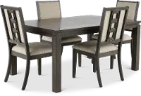 Hartford Gray 5 Piece Dining Room Set