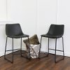 Clearance Black Counter Height Stool - Aviator