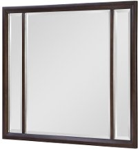 Modern Dark Chocolate Brown Mirror - Urban Rhythm