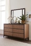 Clearance Modern Milk & Dark Chocolate Dresser - Urban Rhythm
