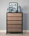 Clearance Modern Milk & Dark Chocolate Chest of Drawers - Urban Rhythm