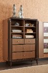 Modern Milk & Dark Chocolate Door Chest - Urban Rhythm-2