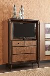 Modern Milk & Dark Chocolate Door Chest - Urban Rhythm-3