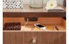 Modern Milk & Dark Chocolate Nightstand - Urban Rhythm-3