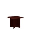 Harvest Cherry 36 Inch Square Table Wood Base - Conference Tables