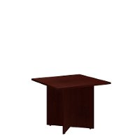 Harvest Cherry 36 Inch Square Table Wood Base - Conference Tables