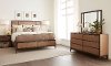 Clearance Modern Milk & Dark Chocolate 6 Piece Cal-King Bedroom Set - Urban Rhythm