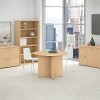 Natural Maple 42 Inch Round Table Wood Base - Conference Tables