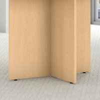 Natural Maple 42 Inch Round Table Wood Base - Conference Tables-3