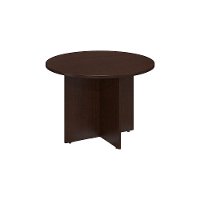 Mocha Cherry 42 Inch Round Table Wood Base - Conference Tables-3