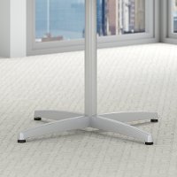 Natural Maple 42 Inch Round Table Metal X Base - Conference Tables-3