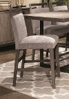 Clearance Gray Upholstered Counter Stool - Polo