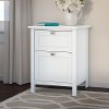 Pure White 2 Drawer File Cabinet - Broadview