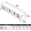 Pure White Desktop Organizer - Broadview -5