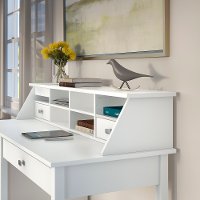 Pure White Desktop Organizer - Broadview