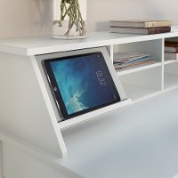 Pure White Desktop Organizer - Broadview-3