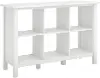BDB145WH-03 Pure White 6 Cube Storage Bookcase - Broadview