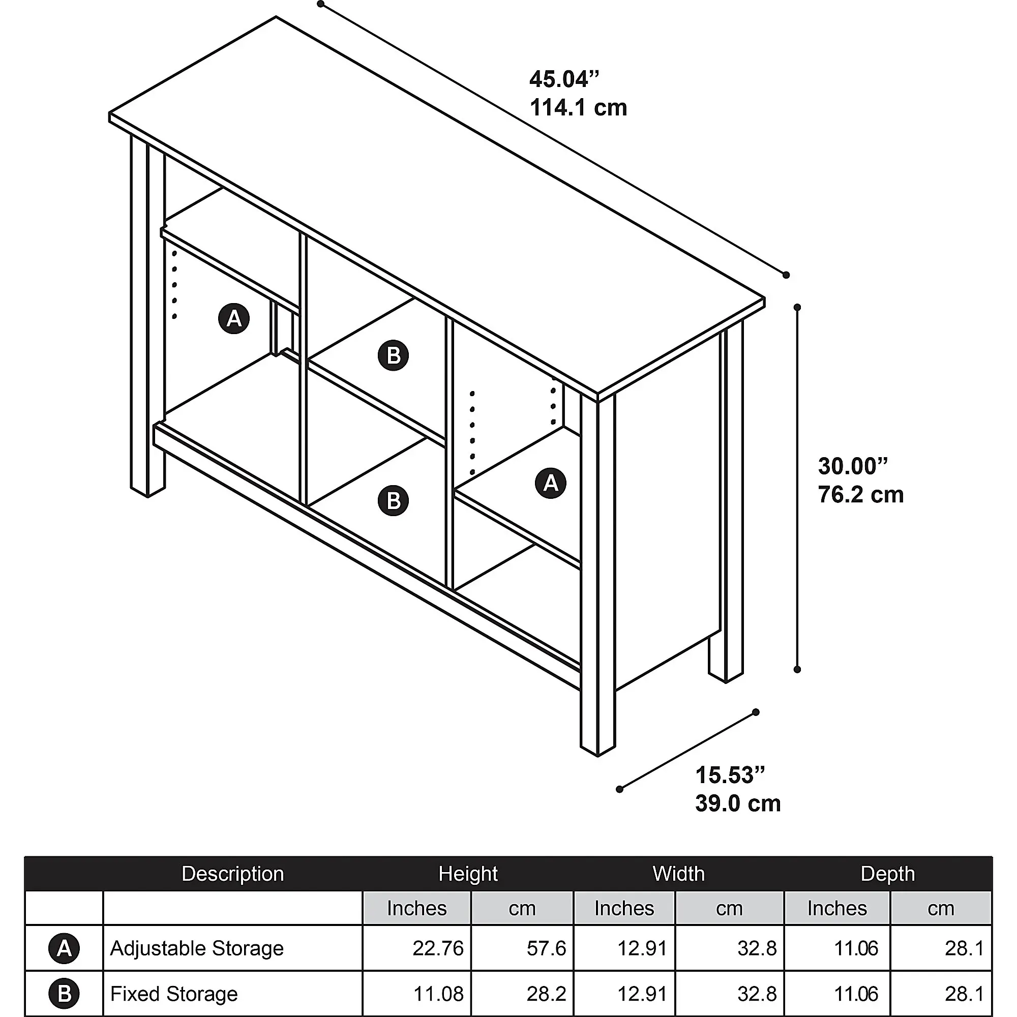 BDB145WH-03 Pure White 6 Cube Storage Bookcase - Broadview-3