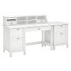 Computer Desk with Pedestal, Organizer and File Cabinet - Broadview -5