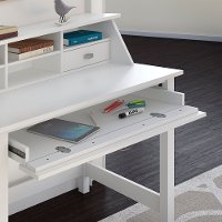 Computer Desk with 2 Drawer Pedestal and Organizer - Broadview-2