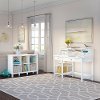 Computer Desk with Open Storage, Bookcase and Organizer - Broadview -2