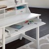 Computer Desk with Open Storage, Bookcase and Organizer - Broadview -3