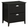 Kathy Ireland® Black Oak 2-Drawer Lateral File Cabinet - Connecticut -5
