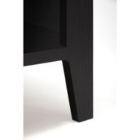Kathy Ireland Black Oak 5-Shelf Bookcase - Connecticut -3
