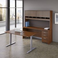 60W x 30D Cherry Height Adjustable Standing Desk