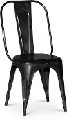 Clearance Black Metal Dining Chair - Iron