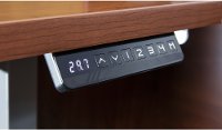 Mocha Cherry Height Motorized Adjustable Standing Desk-2