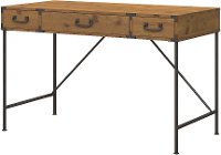 Kathy Ireland Golden Pine 48 Inch Writing Desk - Ironworks-2