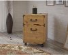 Golden Pine 2 Drawer File Cabinet - Ironworks