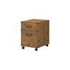Kathy Ireland® Golden Pine 2-Drawer Mobile Cabinet - Ironworks -4