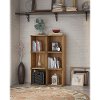 Kathy Ireland Golden Pine 6-Cube Bookcase - Ironworks -2