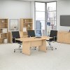 Natural Maple 72L x 36W Boat Shaped Table - Conference Tables-2