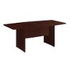 Harvest Cherry 72L x 36W Boat Shaped Table - Conference Tables-3